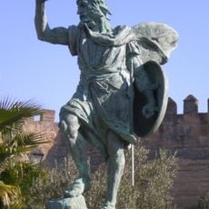 Statue of Ibn Marwan at the Alcazaba of Badajoz