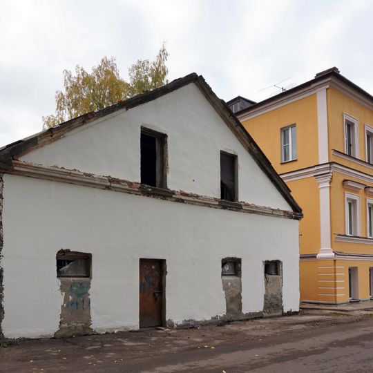 Хозяйственная постройка, впоследствии торговые бани