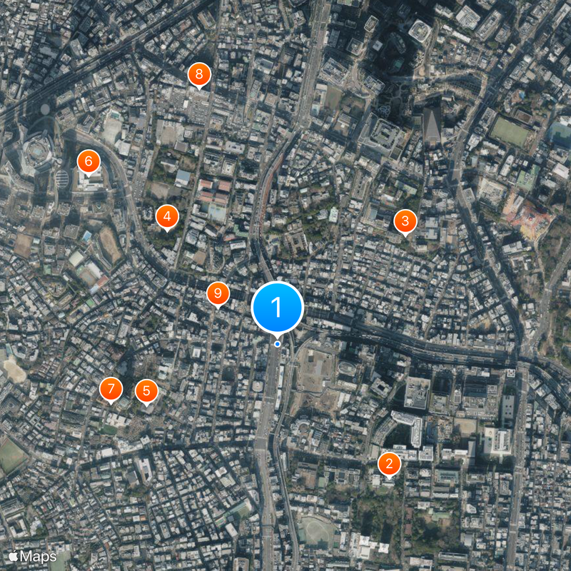 Azabu-Jūban Station Map