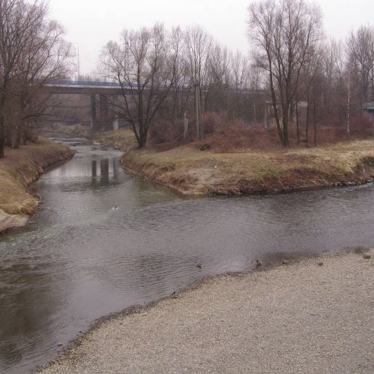 Bridge of Frýdecká street over the Lučina