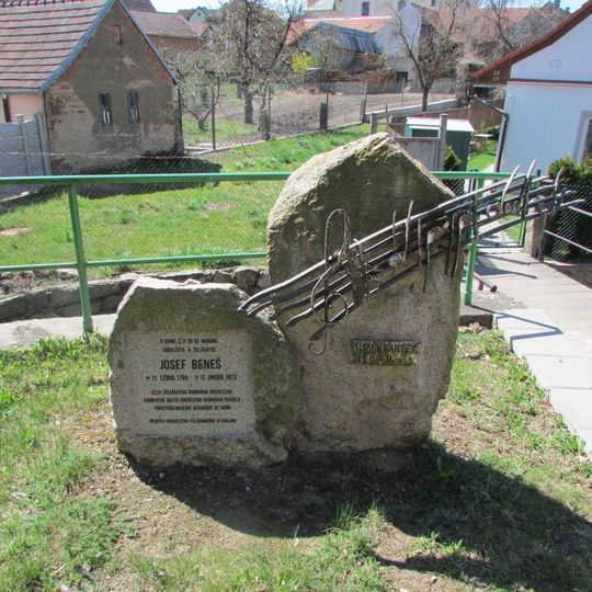 Memorial to Josef Beneš