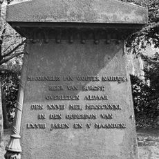 Grave monument for Mr. C.J.W. Nahuys van Burgst