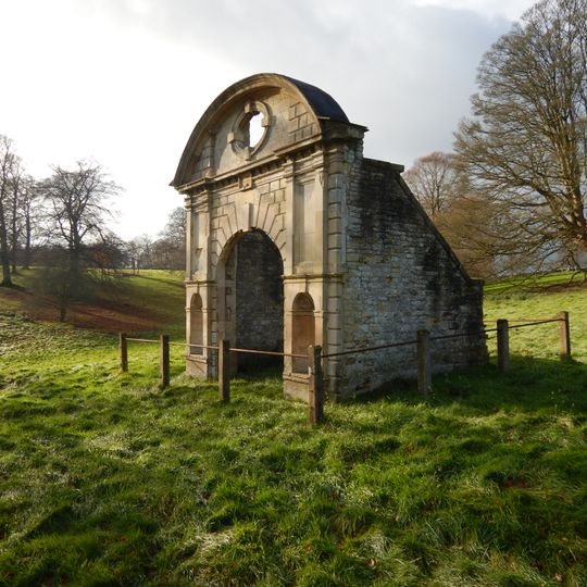 Ornamental Archway 250 M South West From Hall