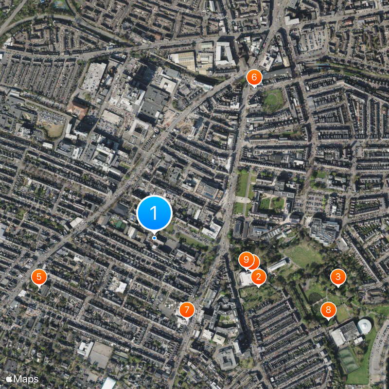 Methodist College Belfast Map