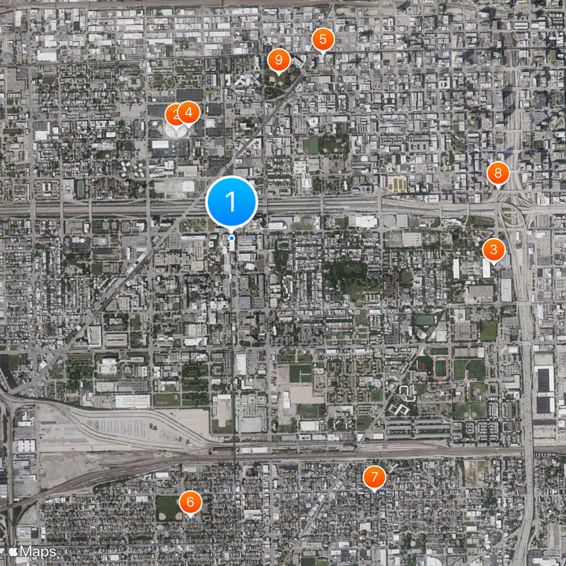 Rush Medical College Map