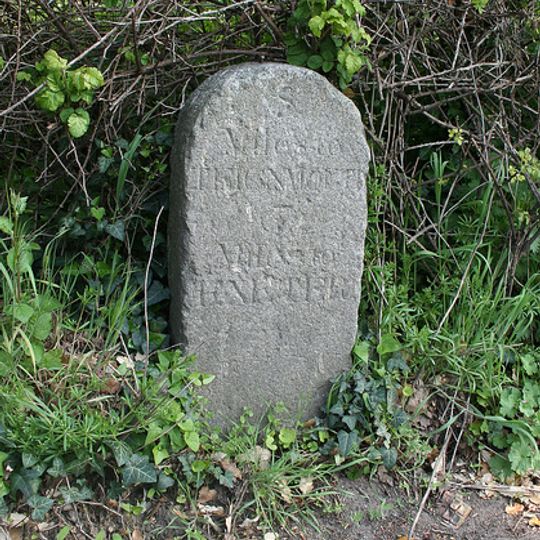 Milestone Opposite The Old Jail House