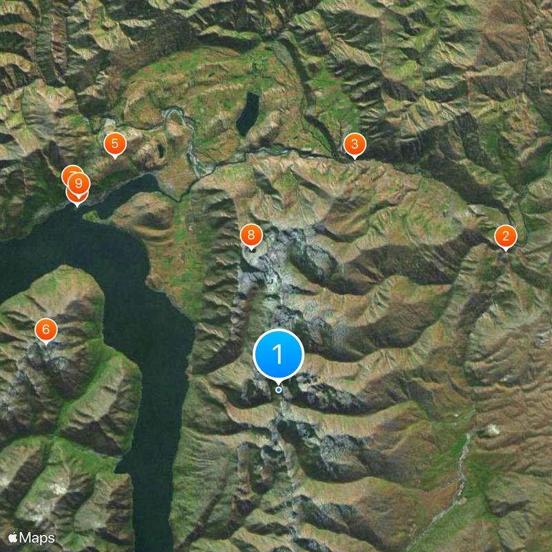 The Remarkables Map