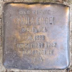 Stolperstein dedicated to Paula Engel