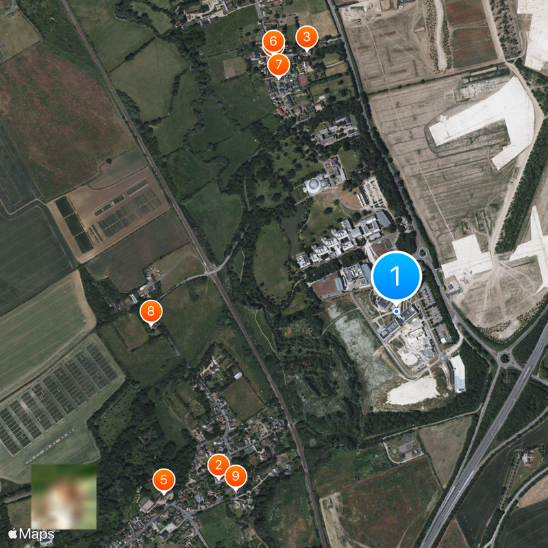 Wellcome Sanger Institute Map