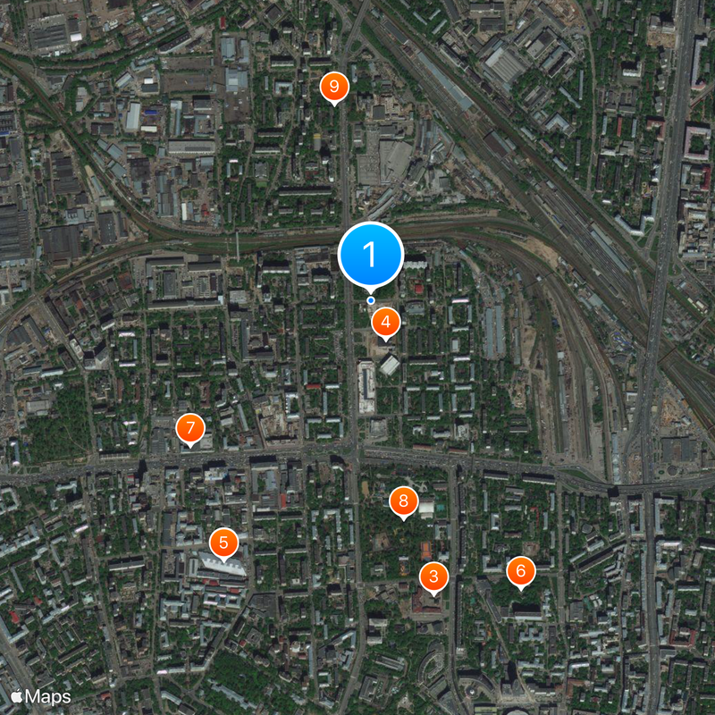 Maryina Roshcha Map