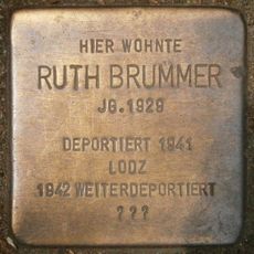 Stolperstein à la mémoire de Ruth Brummer