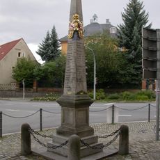 Postmeilensäule in Pulsnitz
