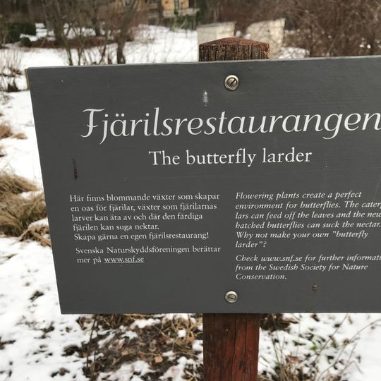 Fjärilsträdgården, Skansen