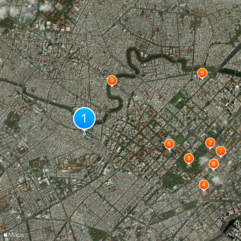 Saigon railway station Map