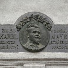 Commemorative plaque to Jan Karel Mayer