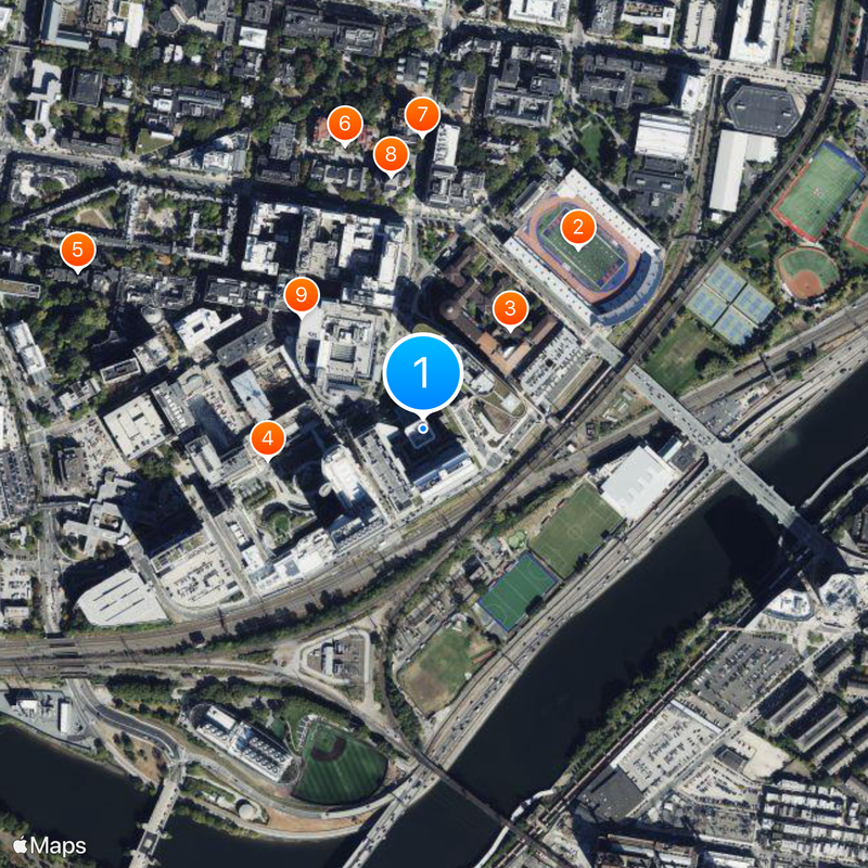 Perelman School of Medicine at the University of Pennsylvania Map