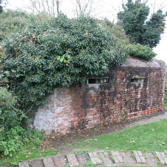 Pillbox At North West Corner Of Garston Lock, At Su 656708