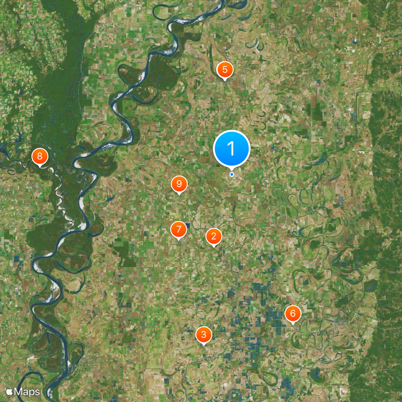 Mississippi State Penitentiary Map