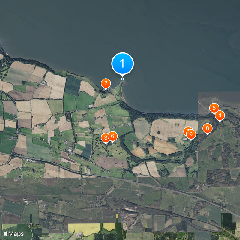 Blackness Castle Map