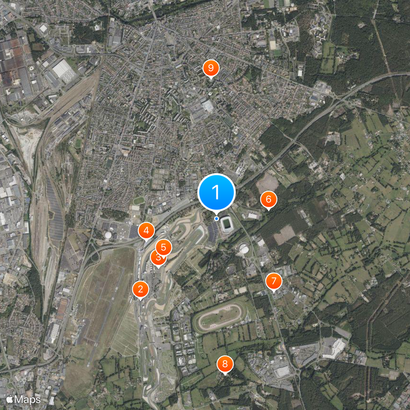Stade Marie-Marvingt Map