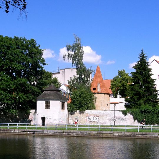 City walls of České Budějovice