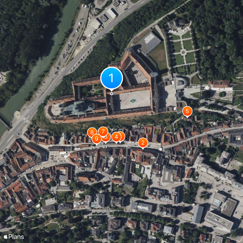 Abbaye de Melk Carte