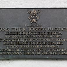 Commemorative plaque of Josef Hlouch