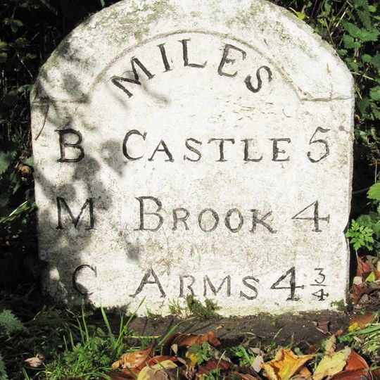 Milestone Approximately 870 Metres North-East Of Plowden Mill