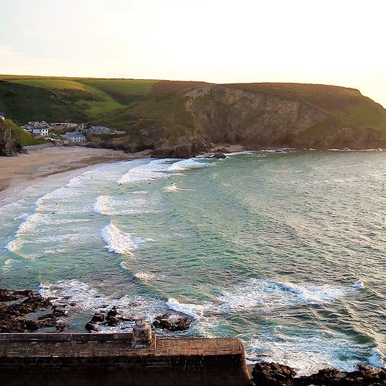 Portreath Harbour Including Slipway To South South West