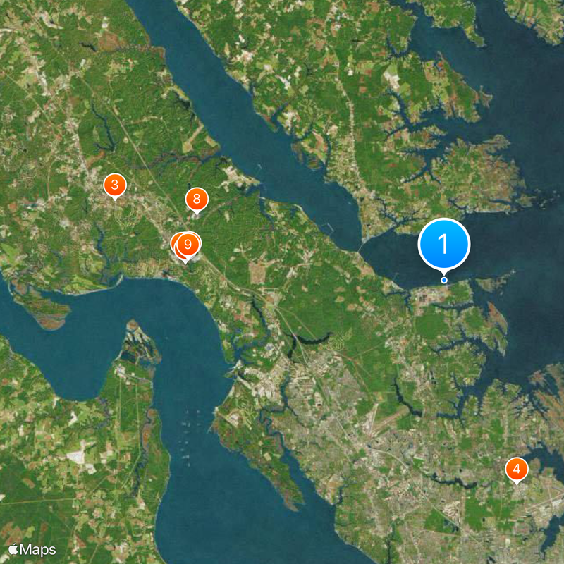 Condado de York Mapa