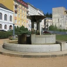 Jubilejní kašna na Mírovém náměstí v Mariánských Lázních