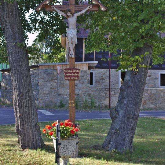 Betkreuz Ecke Dorfstraße/Kamenzer in Schmeckwitz