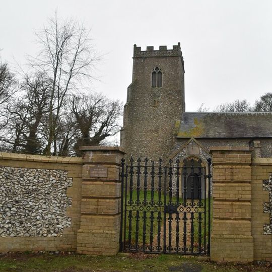 Churchyard Wall, Gates And Piers At Church Of St Mary Magdalene