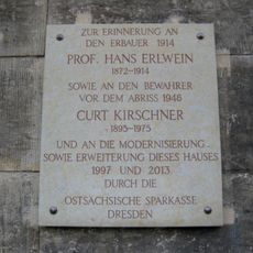 Gedenktafel Erlwein und Kirschner