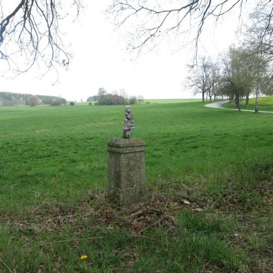 Kříž východně od Ústrašína