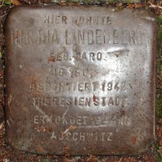 Stolperstein dedicated to Hertha Lindenberg
