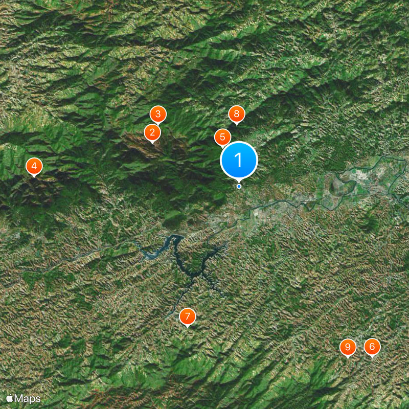 Penedo Map