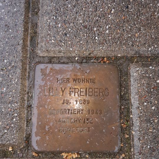 Stolperstein en memoria de Lilly Freiberg