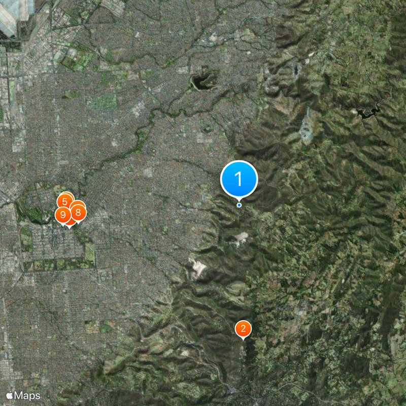 Adelaide Hills Map