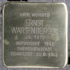 Stolperstein dedicated to Ernst Wartenberger