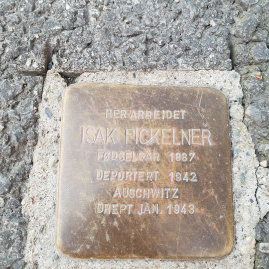 Stolperstein für Isak Pickelner
