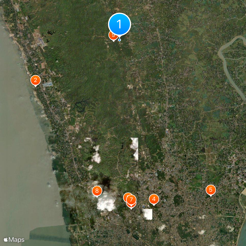 University of Chittagong Mapa