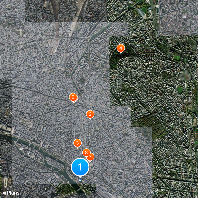 Canal Saint-Martin Mapa