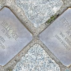 Stolperstein à la mémoire de Ernst Willy Keil