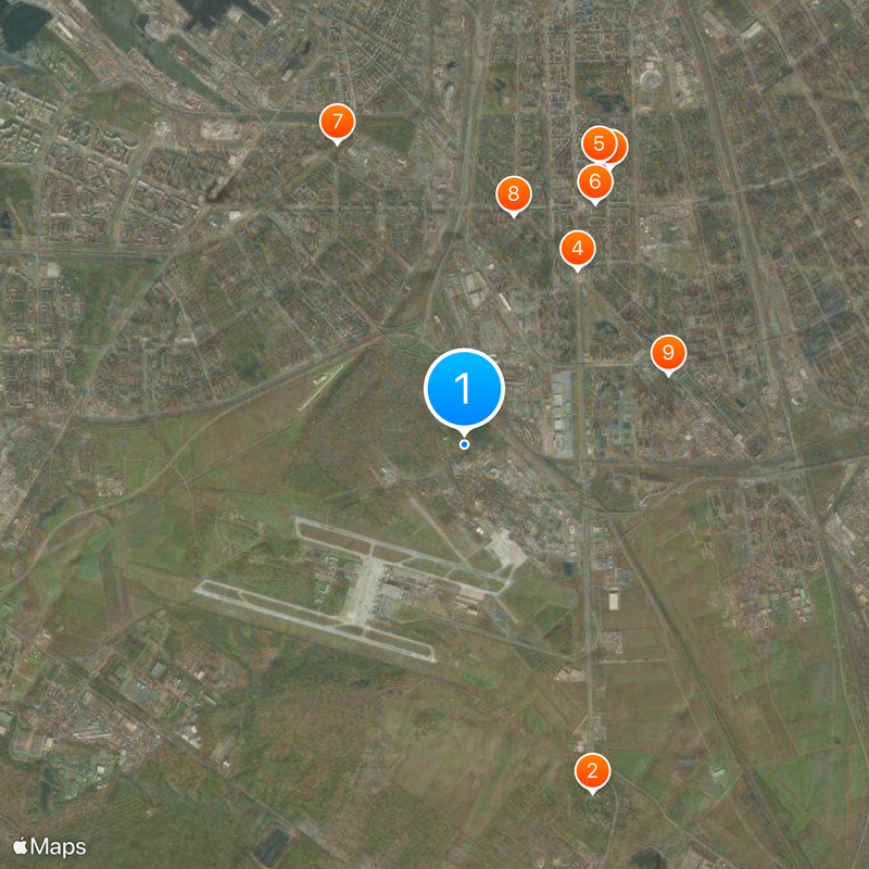 Saint Petersburg State University of Civil Aviation Map