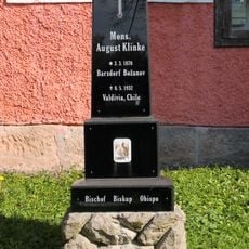 Symbolický hrob Augusta Klinkeho v Božanově