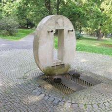Fontána 5 v Městských sadech v Ústí nad Labem