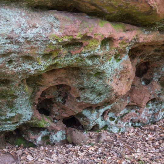 Burgsandsteinfelsen in Rummelsberg