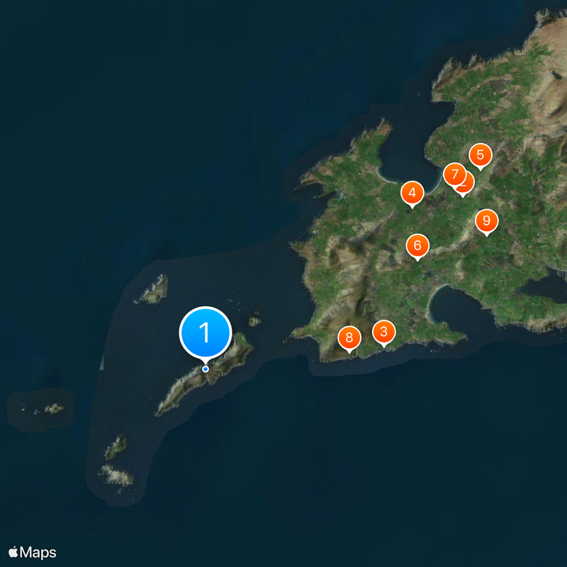 Great Blasket Island Map