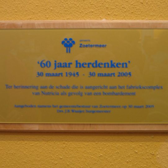 Plaquette bij Nutricia